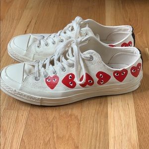 Comme De Garcons PLAY x Converse Sneakers Size 9